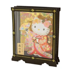 SANRIO Hello Kitty Kimono And Fan Pop-Up Card