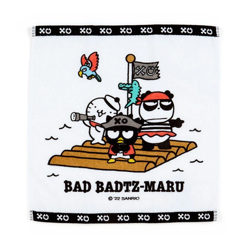 SANRIO Badtz-maru Treasure Hunt Wash Towel 3 SANRIO Badtz-maru Treasure Hunt Wash Towel