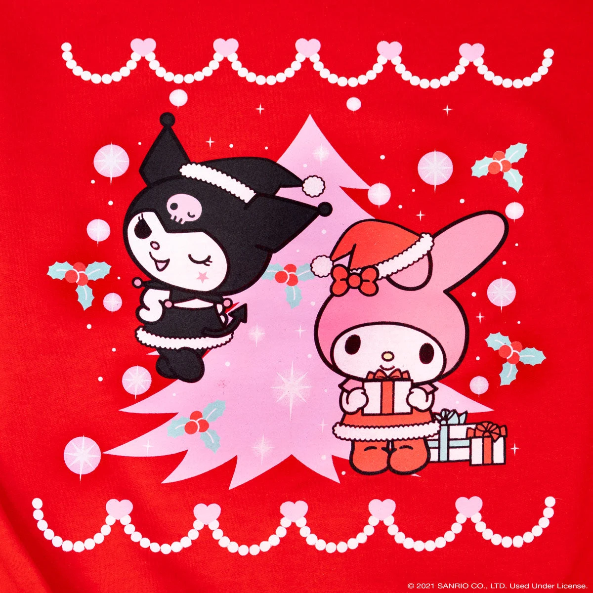 My Melody And Kuromi JapanLA Holiday Sweatshirt 4 My Melody And Kuromi JapanLA Holiday Sweatshirt - Image 2