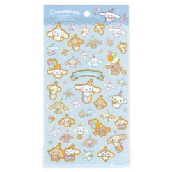 Sanrio Characters Shiny Sticker Sheet -Kids Home Store cinnamoroll edit