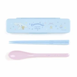 Sanrio Characters Chopsticks And Spoon Set -Kids Home Store cinnamorollchop