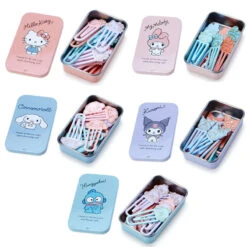Sanrio Characters Smokey Color Clips Set