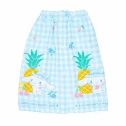 Sanrio Kids Gingham 60cm Wrap Towel -Kids Home Store cnginghamback
