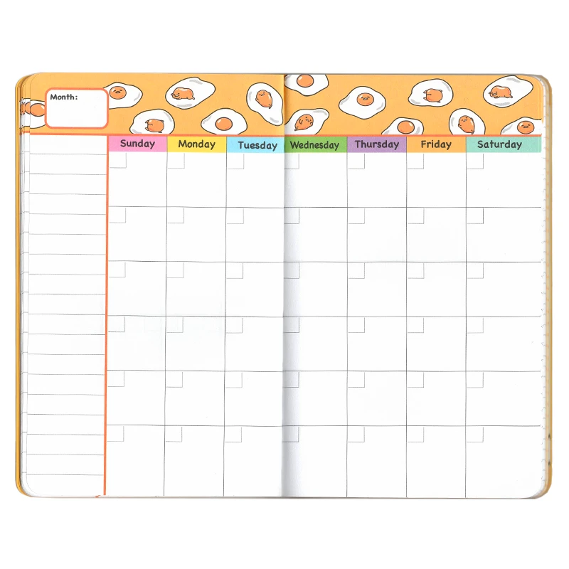 SANRIO Gudetama Year-Long Planner 5 SANRIO Gudetama Year-Long Planner - Image 3