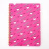 SANRIO Hello Kitty Pink Print Spiral Notebook -Kids Home Store hellokittynotebook