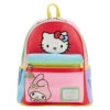 LOUNGEFLY Hello Kitty And Friends Color Block Mini Backpack -Kids Home Store hkbackpackcolorblock