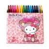 SANRIO Hello Kitty Lovely Bear Twist-Up Crayon Set