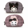 Sanrio Secret Melokuro Plaid Pouch
