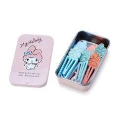 Sanrio Characters Smokey Color Clips Set -Kids Home Store mmclips