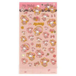Sanrio Characters Shiny Sticker Sheet -Kids Home Store mymelodyedit