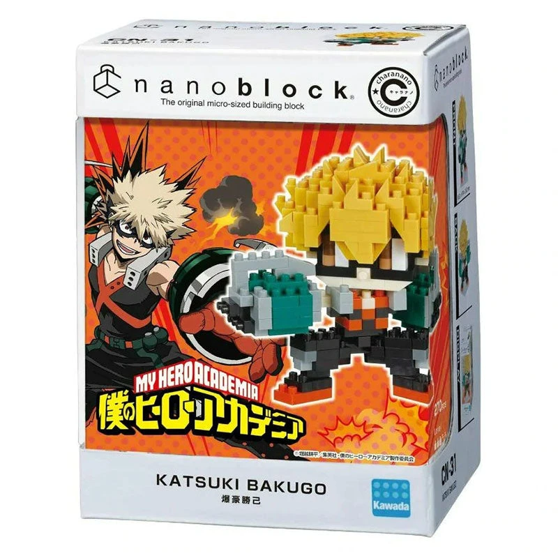 My Hero Academia Katsuki Bakugo Nanoblock Charanano Series Kit 3 My Hero Academia Katsuki Bakugo Nanoblock Charanano Series Kit