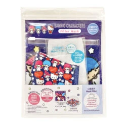 KIDS SIZE - Sanrio Navy Fun Days Filter Mask With Bag