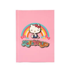 SANRIO Hello Kitty Retro Rainbow Notebook -Kids Home Store notopink