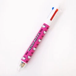 SANRIO Hello Kitty Pink Print 4-Color Ballpoint Pen