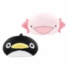 Axolotl & Pengiun Oversized Face Plush -Kids Home Store penguinaxolotl