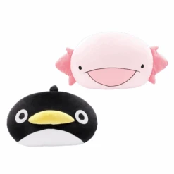 Axolotl & Pengiun Oversized Face Plush