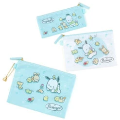 SANRIO Pochacco Spring 3 Piece Flat Pouch Set