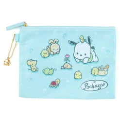 SANRIO Pochacco Spring 3 Piece Flat Pouch Set -Kids Home Store pouchset3pochacco