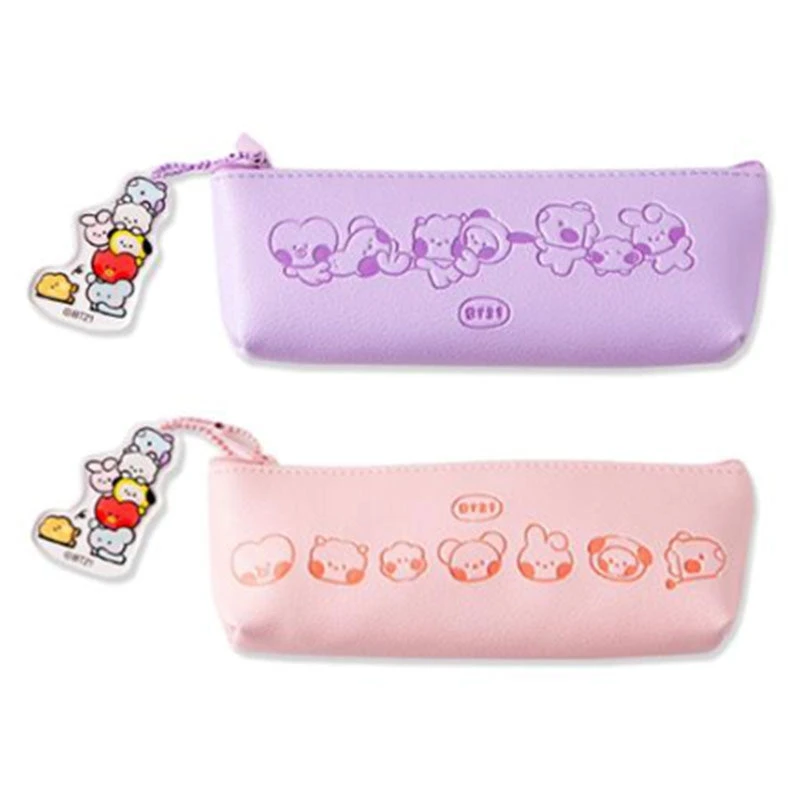 BTS BT21 Triangular Pencil Pouch 3 BTS BT21 Triangular Pencil Pouch