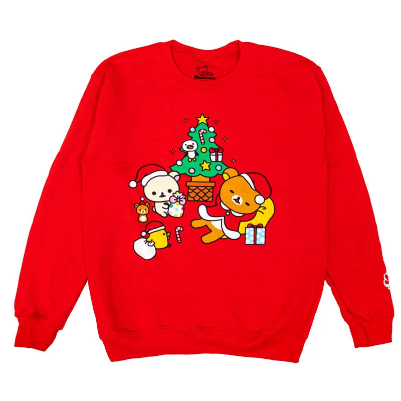 Rilakkuma Red Christmas Sweatshirt 3 Rilakkuma Red Christmas Sweatshirt