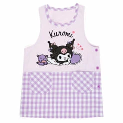 SANRIO Kuromi Plaid Apron