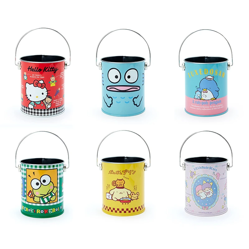 Sanrio Metal Bucket Pen Stand 3 Sanrio Metal Bucket Pen Stand
