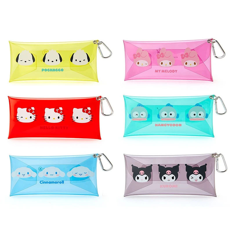 Sanrio Characters Clear Mini Pouch 3 Sanrio Characters Clear Mini Pouch