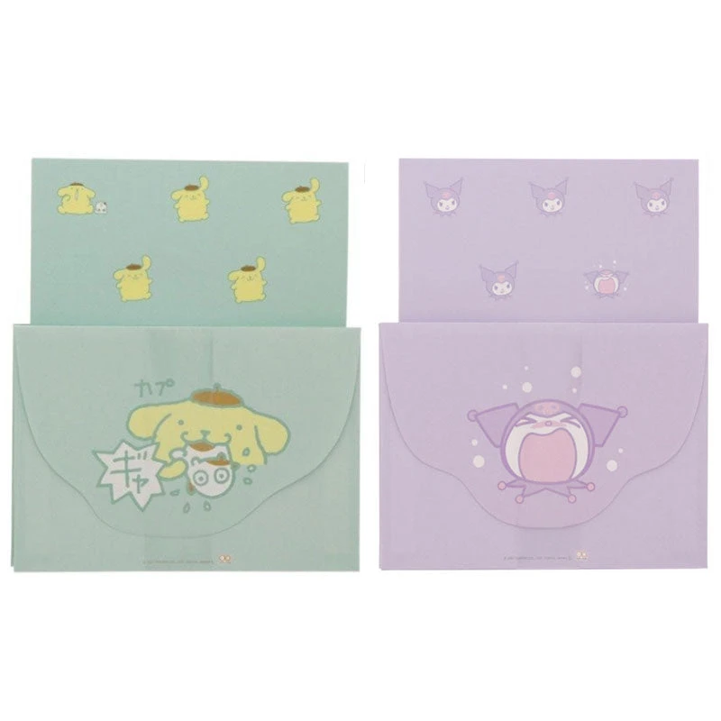 SANRIO Pom Pom Or Kuromi Letter Set 3 SANRIO Pom Pom Or Kuromi Letter Set