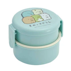 Sumikkogurashi Blue Round Bento Lunch Box