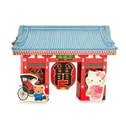 SANRIO Hello Kitty Kimono And Temple Pop-Up Card