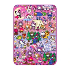 SANRIO Tokidoki For Hello Kitty Camp Fleece Blanket