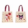 Sanrio Characters Heart Pattern Tote Bag -Kids Home Store valentinesbagssanrio